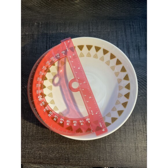 Interlude By Mikasa fine China elite Interlude 6” Bowl Tan Black Triangles - Picture 3 of 4